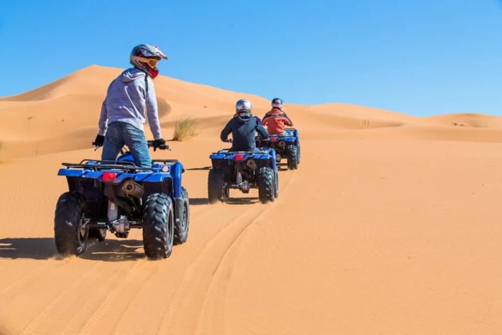 Merzouga Paseo en Quad 1 Hora Dunas + Sandboarding