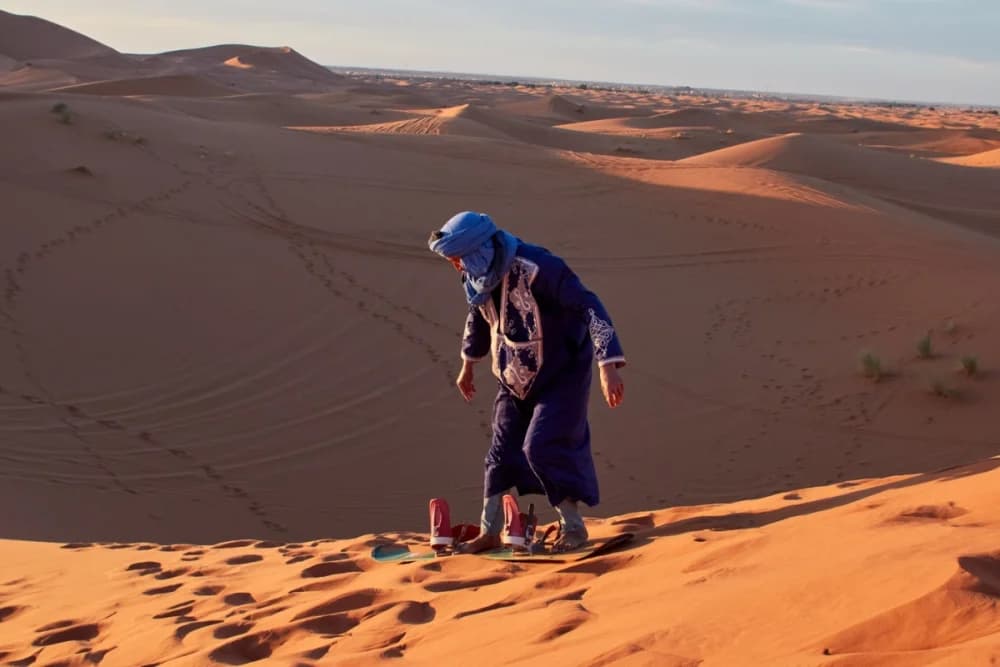 Merzouga Giro in Quad 1 Ora Dune + Sandboarding