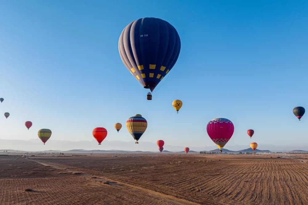 Marrakech Vuelo en Globo Aerostático al Amanecer 50–60 Minutos + Desayuno