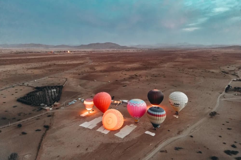 Marrakech Vuelo en Globo Aerostático al Amanecer 50–60 Minutos + Desayuno - 5