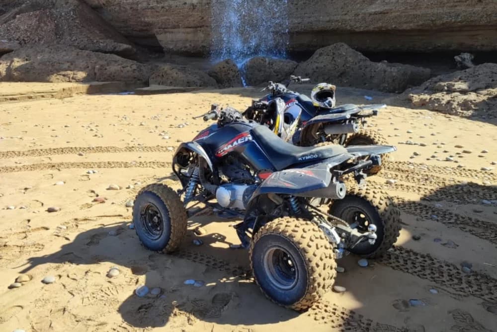Timlaline Quad Bike Tour 1h15 + Caves Route - 2