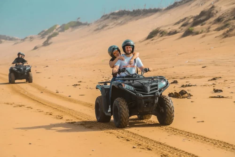 Taghazout Quad 1h30 + Visita a la Granja, Té a la Menta, Piscina y Traje Bereber - 3