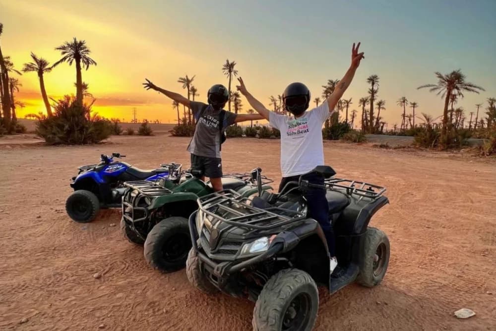 Tour en Quad por la Palmeraie de Marrakech de 1 Hora
