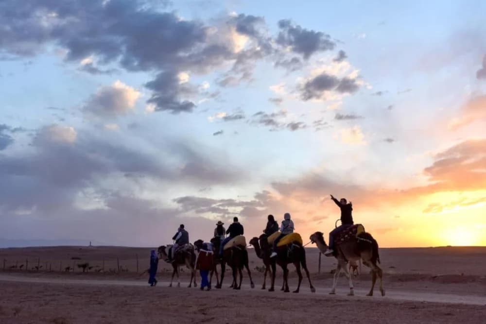Agafay Camel Ride 40 Min Ride + Jellaba + Moroccan Tea - 5