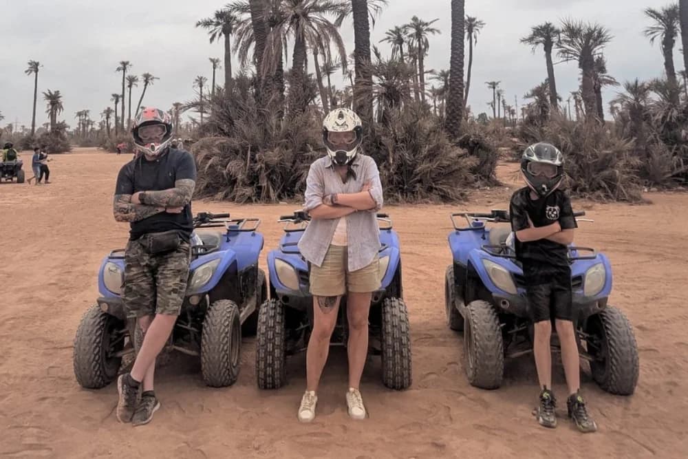 Paseo en Quad por la Palmeraie de Marrakech de 2 Horas con Parada para Té