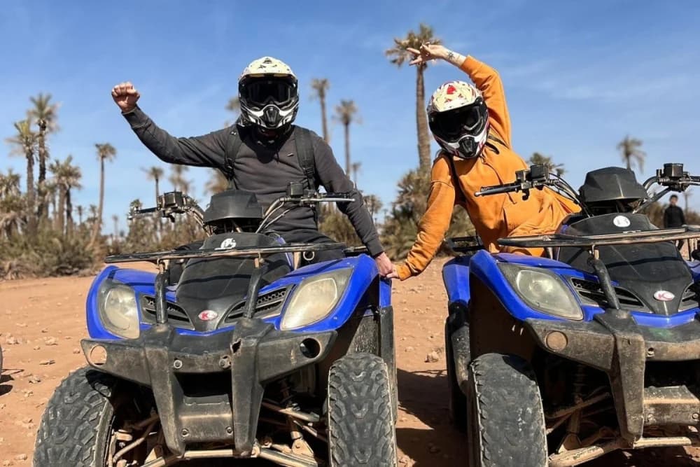 Marrakech Palmeraie Tour en Quad Paseo de 1h o 2h - 3