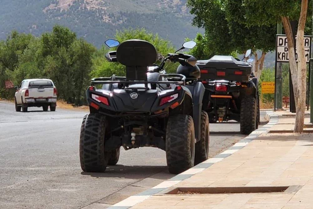 2-daagse Ouzoud Quad Expeditie Taghia, Demnate & Ait Bougmez + 1 Overnachting
