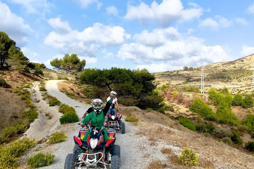 Melloussa Tour en Quad Tánger, Circuito de Playa 2h30 o Circuito Forestal 1–2h