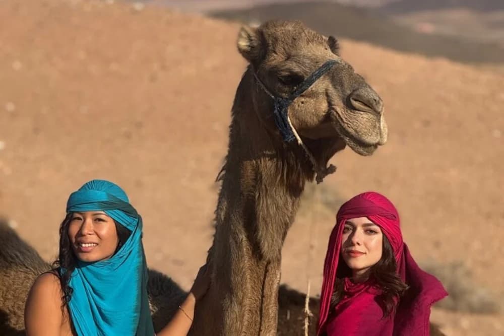Agafay Camel Ride 40 Min Ride + Jellaba + Moroccan Tea - 3