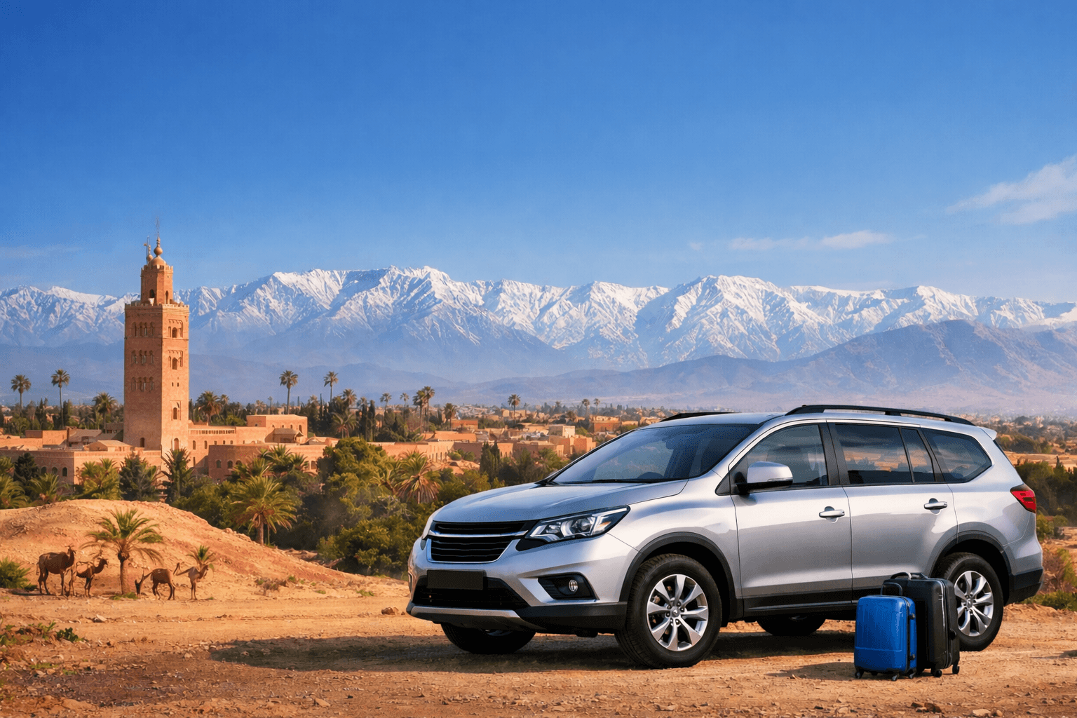 7-persoons auto huren in Marrakech: Beste Opties voor Gezinnen en Groepen
