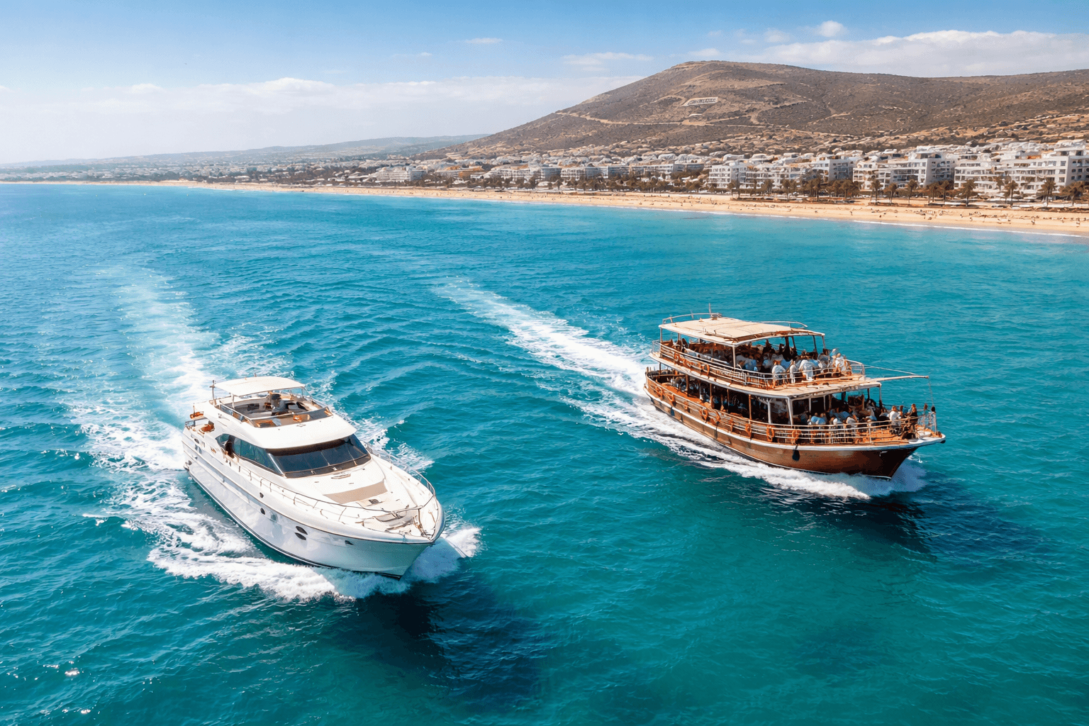 Alquiler de Barcos en Agadir: Viaje Privado vs Crucero Compartido (¿Cuál Deberías Reservar?)