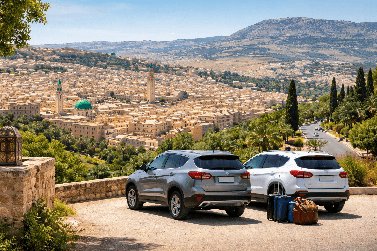 Alquiler de coches Fes sin estrés en la Medina: Mejores puntos de recogida y rutas de salida