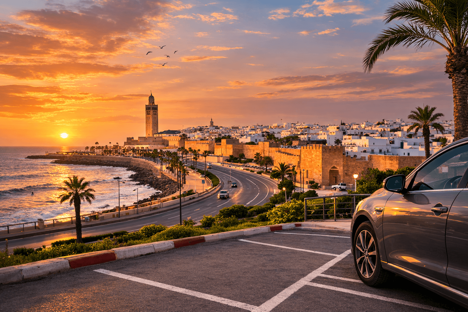 Rabat Autoverhuur Gids: Waar te Parkeren, Wat te Vermijden, Beste Rijtijden
