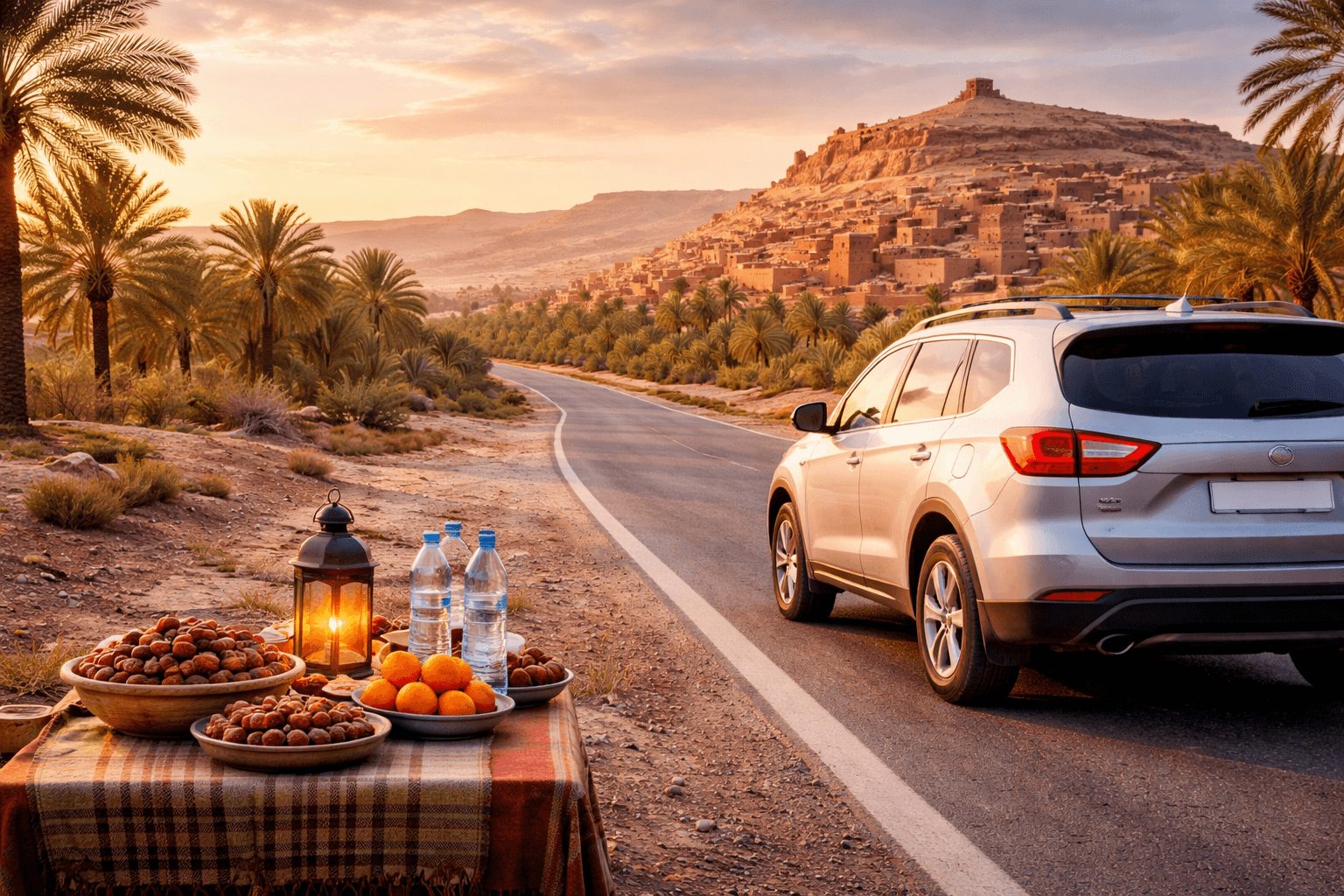 Alquiler de coches en Marruecos durante Ramadán: Horarios de conducción, paradas para comer, etiqueta