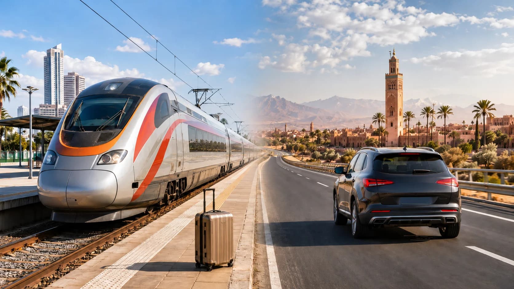 Casablanca naar Marrakech: Rijden, Trein of Privéchauffeur?