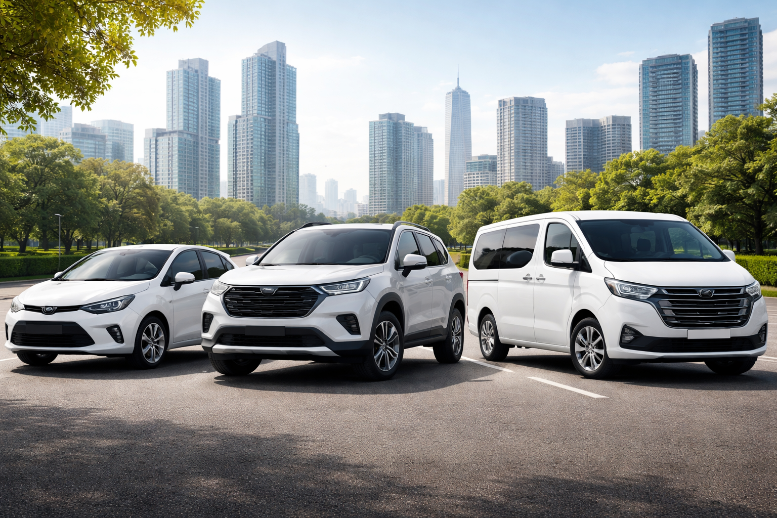 Qué reservar Coche urbano vs SUV vs 7-Seater