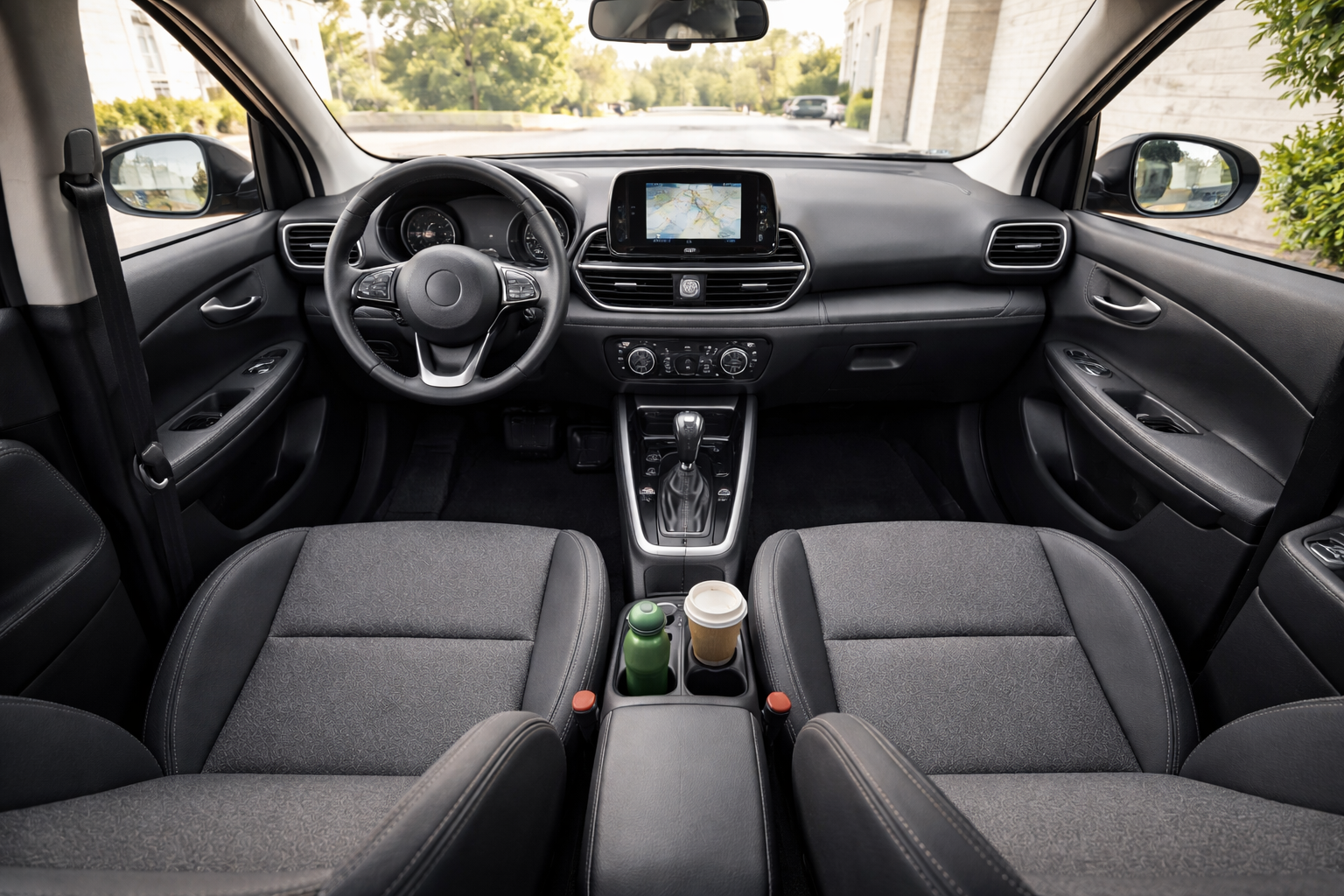 Budget interior showing practical compact layout